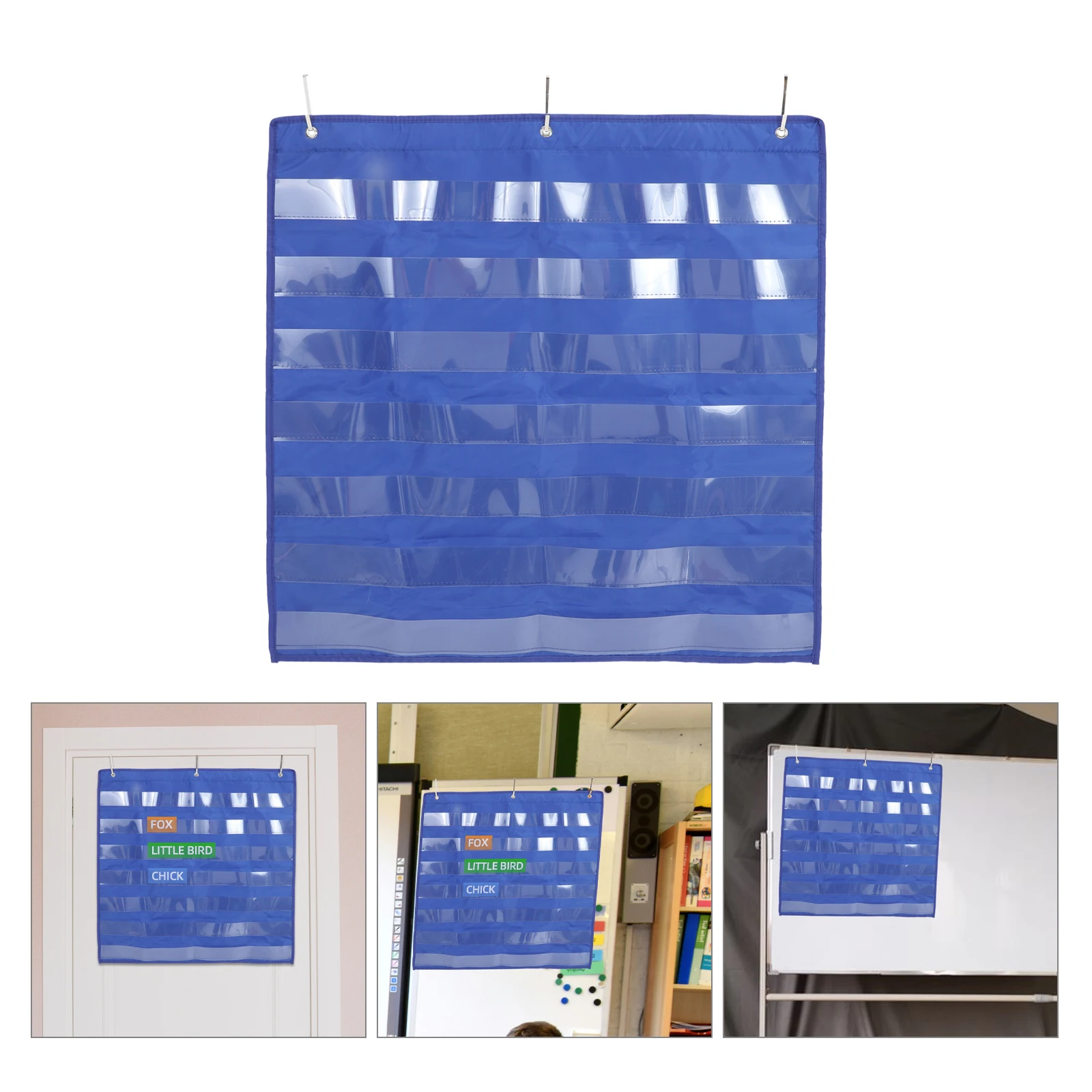 

Teaching Hanging Bag Convenient Bags Class Schedule Chart Classroom Pocket Charts Daily Behavior for Calendar
