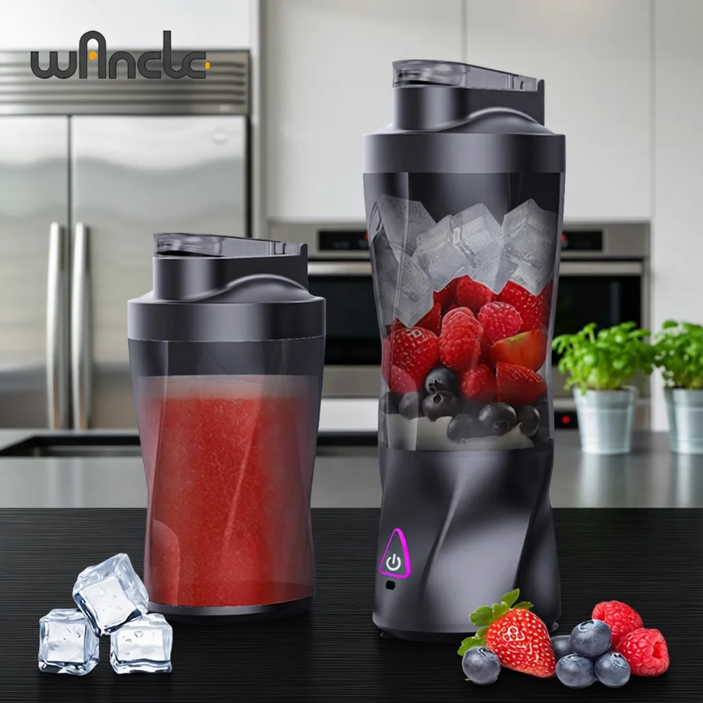 Electric Portable Juicer Fresh Fruit Mixer 700ML Multifunctional USB Rechargeable Shakes Smoothie Blender Outdoor Mixing Cup — Electric