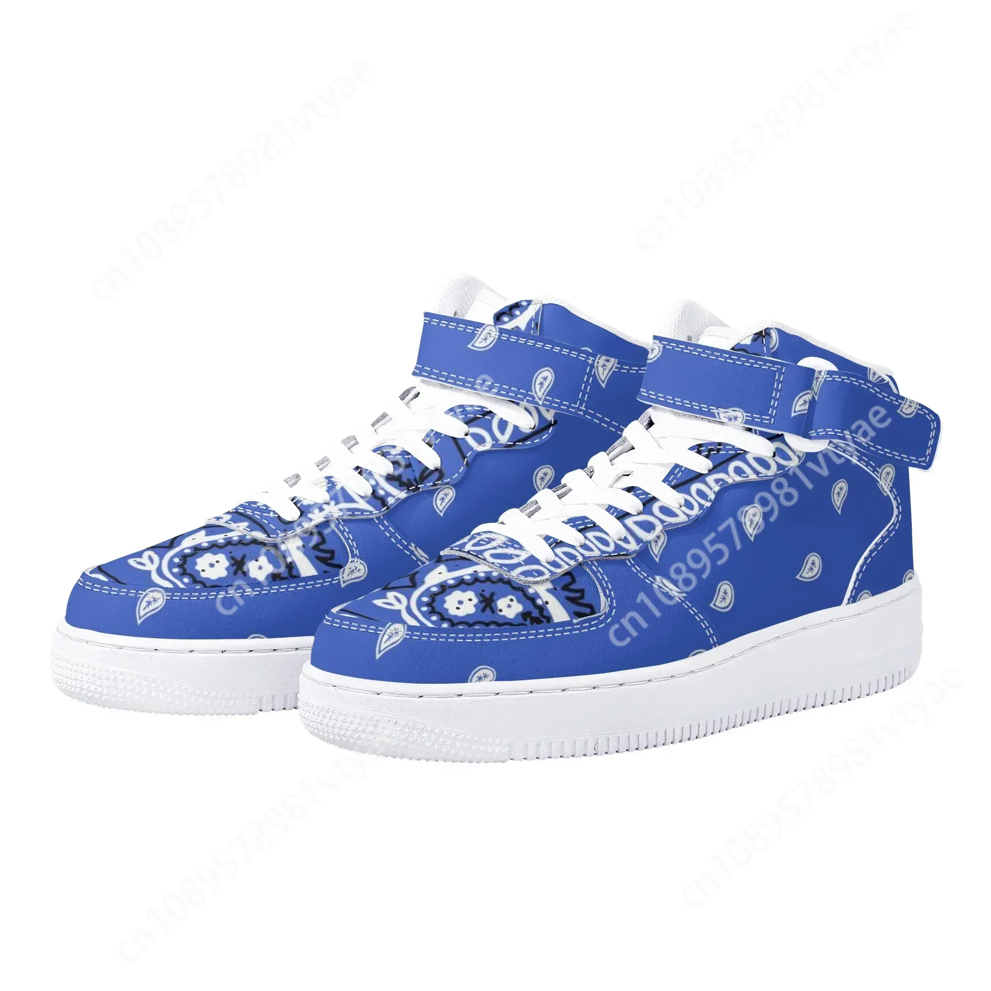 New Arrivals Bandana Print Men Basketball Sneakers Leisure Shoes True Size Running Shoes Factory Direct Sales view 3
