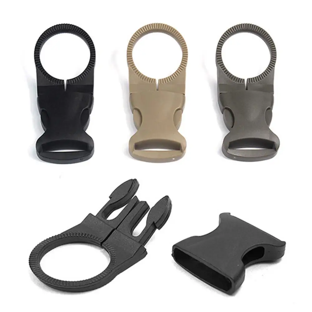 Water Bottle Holder Climbing Carabiner Outdoor Camping Backpack Buckle Belt Portable Nylon Webbing Water Bottle Hanger