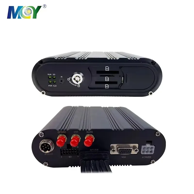 Hot Sale 720P/960H/D1 IPC 5 Channel Camera View HD DVR WiFi Download Tracking Digital Video Audio Recording Car Blackbox