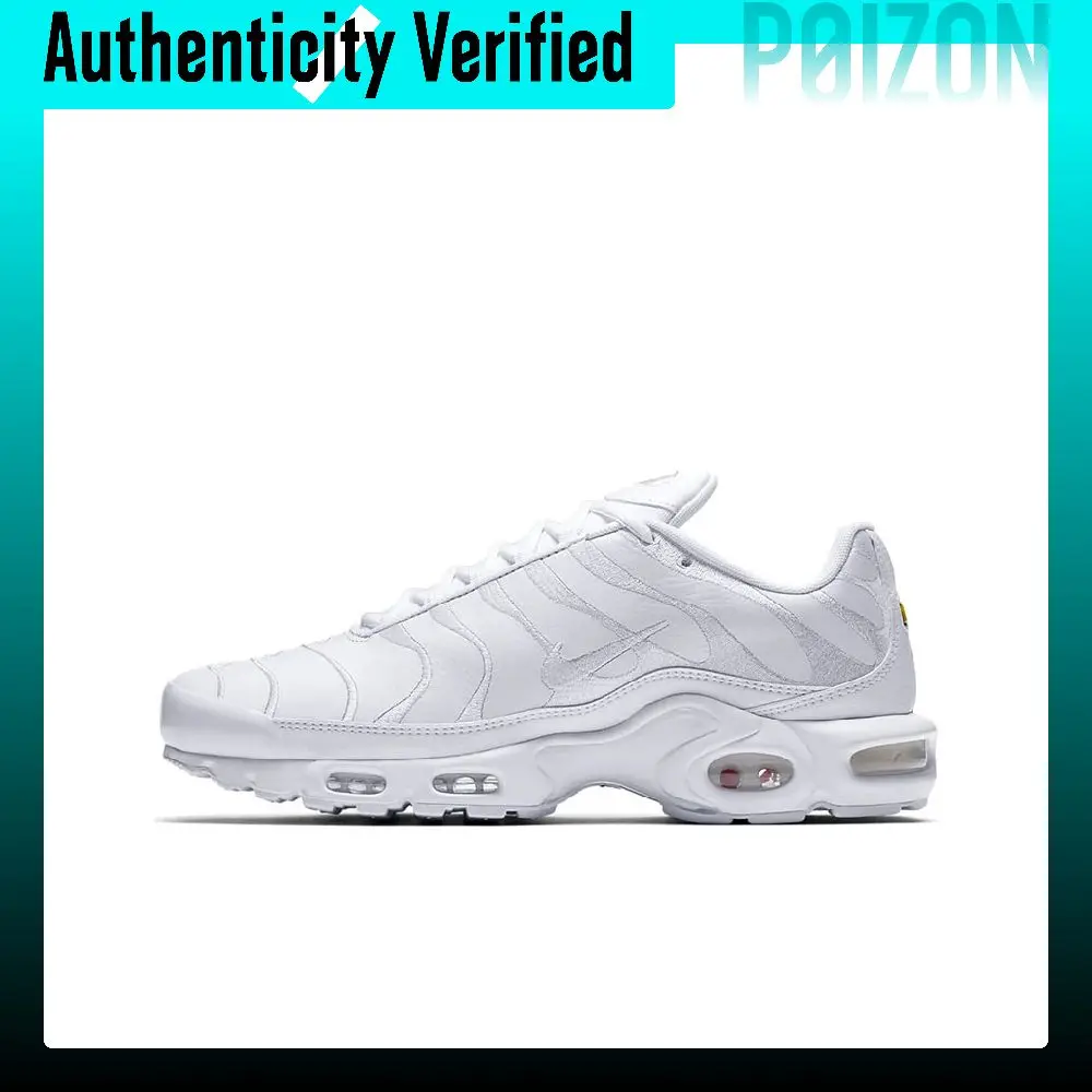 Nike Air Max Plus Running Shoes Men's Low-top White AJ2029-100
