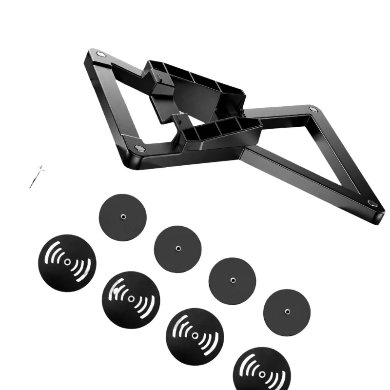 Vehicle metal roof holder with 4 mounting feet and screw hardware