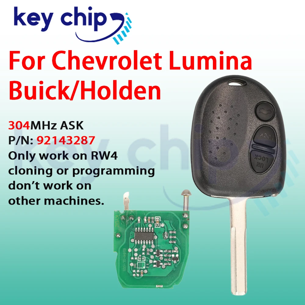 For Buick Royaum Remote Car Key Shell 304Mhz For Chevrolet Holder Commodore