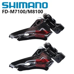 Shimano SLX M7100 XT M8100 SIDE SWING Front Derailleur 2x12 Speed FD-M7100/M8100-M For MTB Mountain Bike Clamp 34.9mm