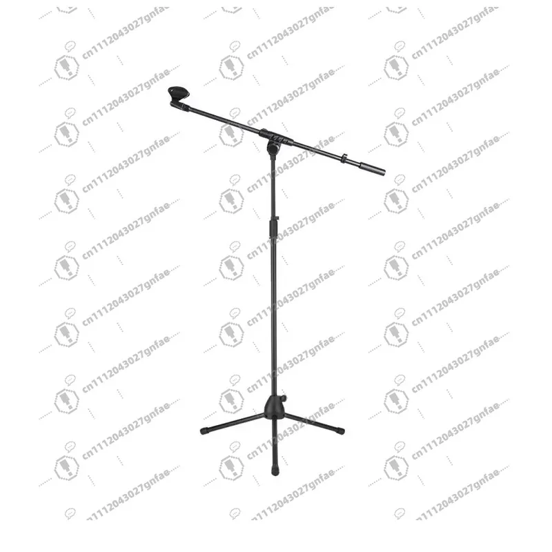 Adjustable Height Microphone Stand Factory Price Flexible Stage Microphone Stand with Metal and Plastic Tripod Floor Stand
