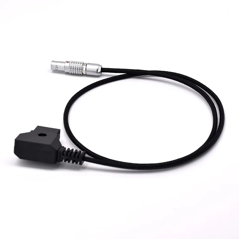 2-Core Wireless Video Transmission Power Cable, D-TAP Type-B to OB 2-Pin Straight Connector