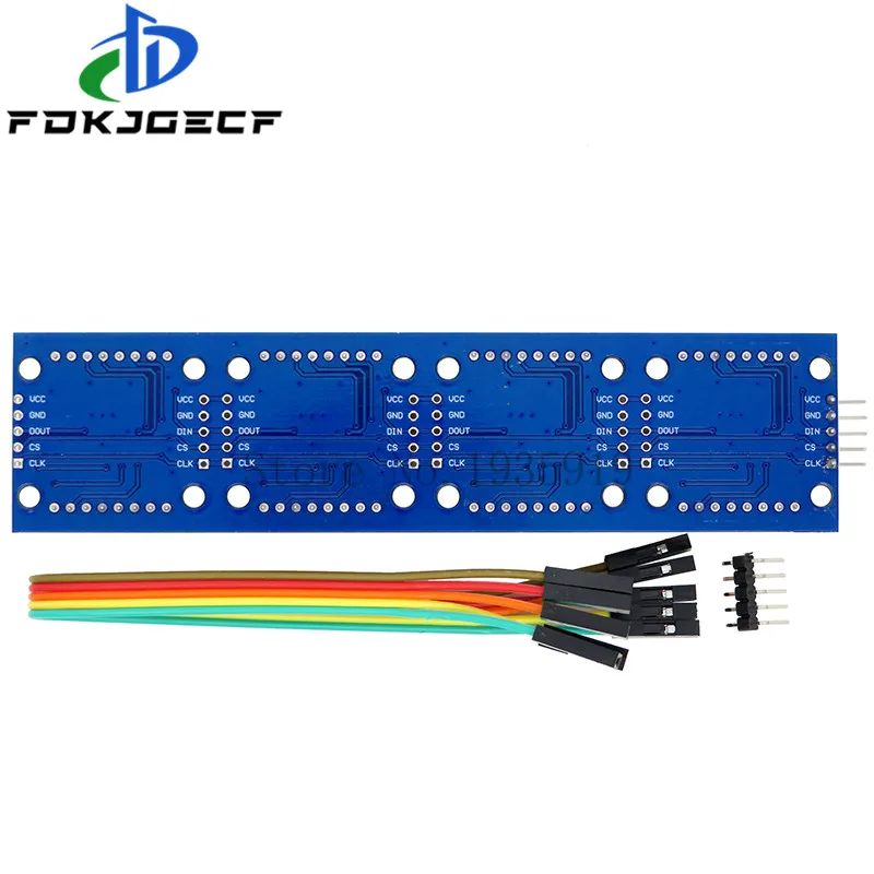 Picture 4: MAX7219 dot matrix module microcontroller module 4 in one display Red