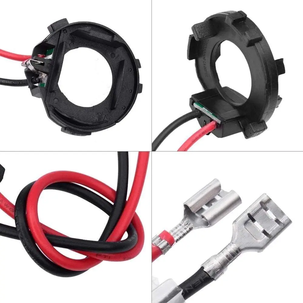 LED LIGHTING H7 LED Adapter Headlight Bulb Holder Retainer Clip fit for VW Golf MK6 MK7 Jetta view 6