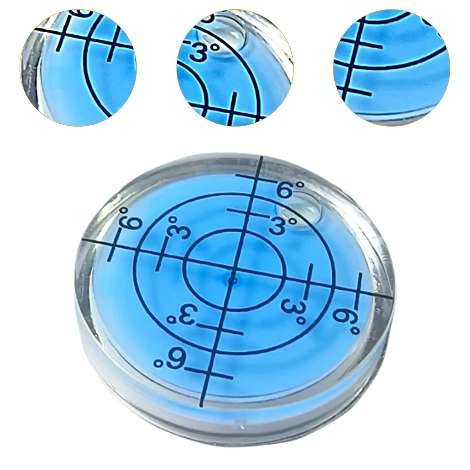 Golf Clip Marker High Precision Bubble Level Magnet Ball Marker Golf Hat Attachment Tool for Convenient Slope Reading Practice