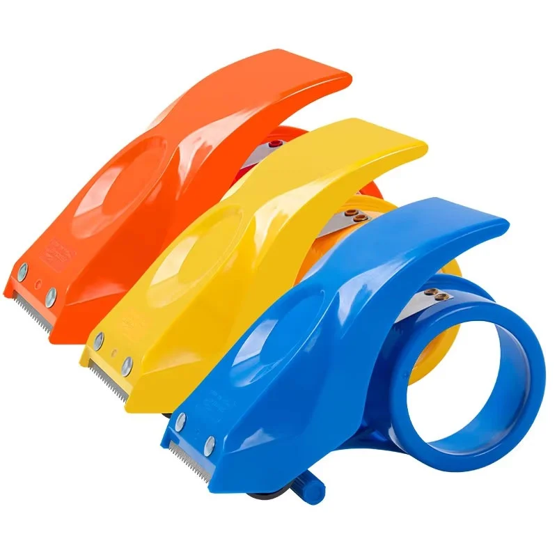 

Диспенсер для ленты 5 см, пластиковый уплотнительный упаковщик, упаковка, ширина посылки, роликовый резак для ленты, держатель для уплотнительной ленты, ручная упаковочная машина