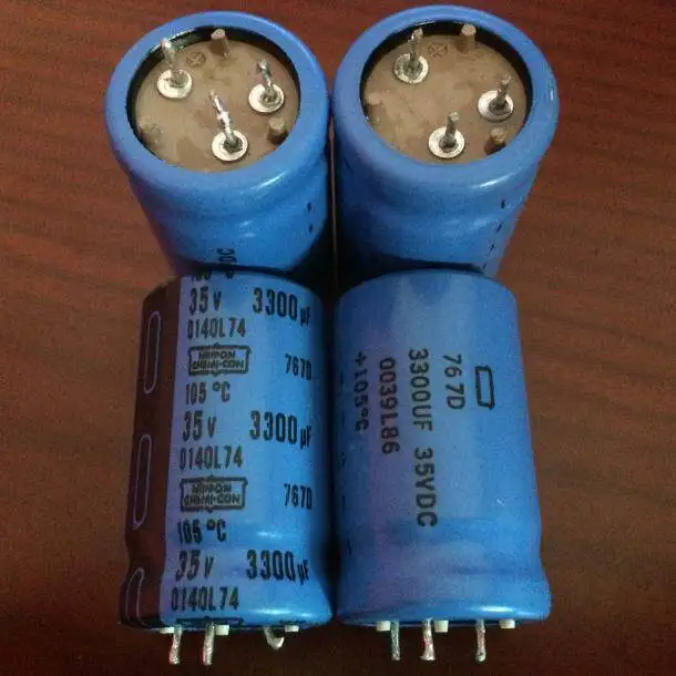 20pcs Sourced for Sprague USA 767D Series 35V 3300UF Audio Filter Capacitor