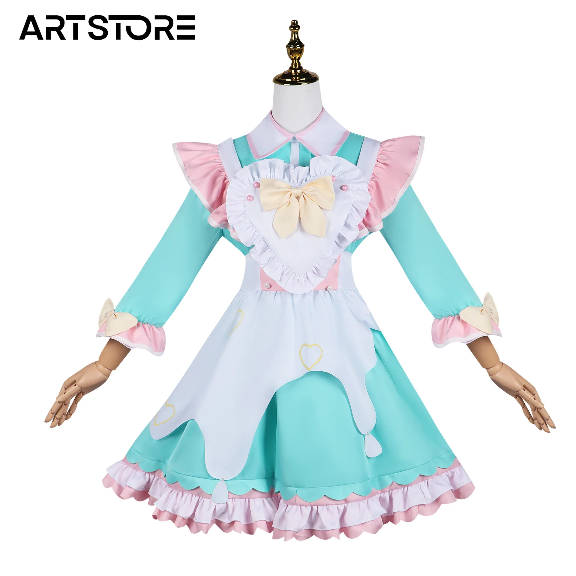 Game Needy Streamer Overload Ame Ame-chan Maid Cosplay Costume Role Play Comic Con Dress Hallowmas Party Wigs Animation Prop