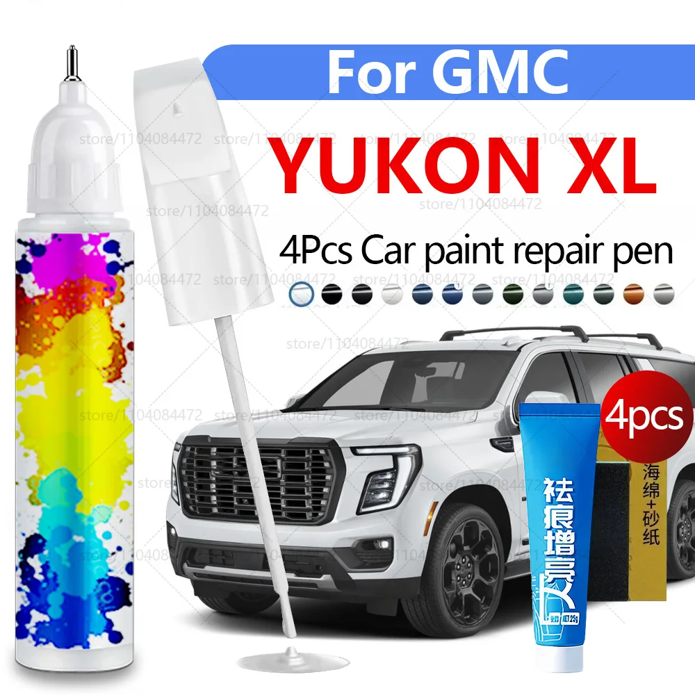ل 1992-2025 جي إم سي يوكون XL قلم إصلاح الطلاء اللمس مزيل الخدوش لتقوم بها بنفسك اكسسوارات السيارات أسود أبيض أزرق أحمر أخضر رمادي #1