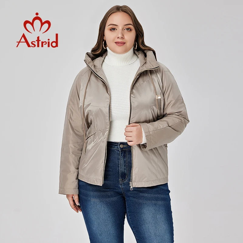 Aster D-chaqueta acolchada para mujer, abrigo corto, Parkas informales a la moda, ropa cálida de talla grande, novedad de primavera 2023