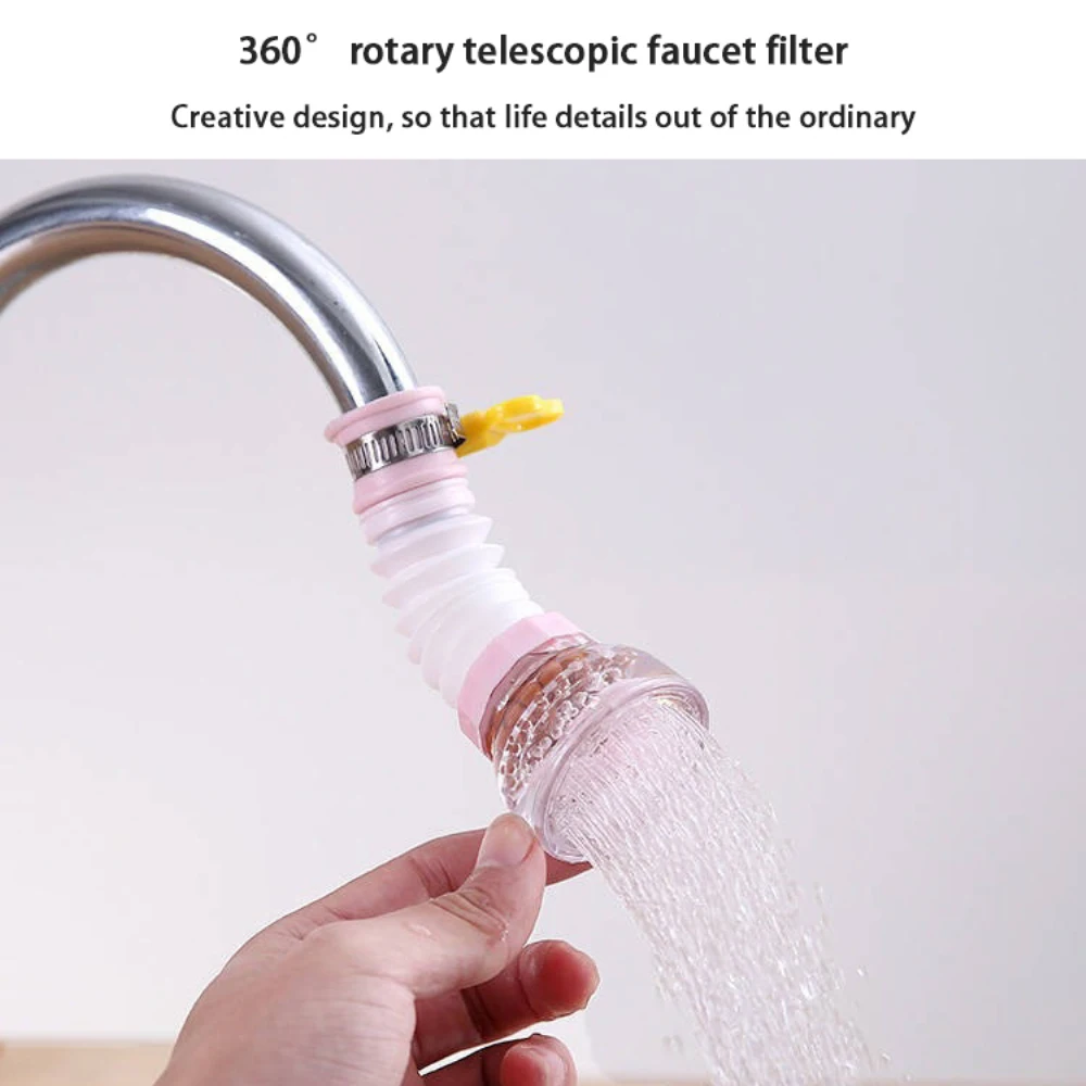 Watersaver Telescopic Sprinkler Kitchen Faucet Filter Healthy Expander Adjustable Healthy Kitchen Water Expander Sprinkler Water