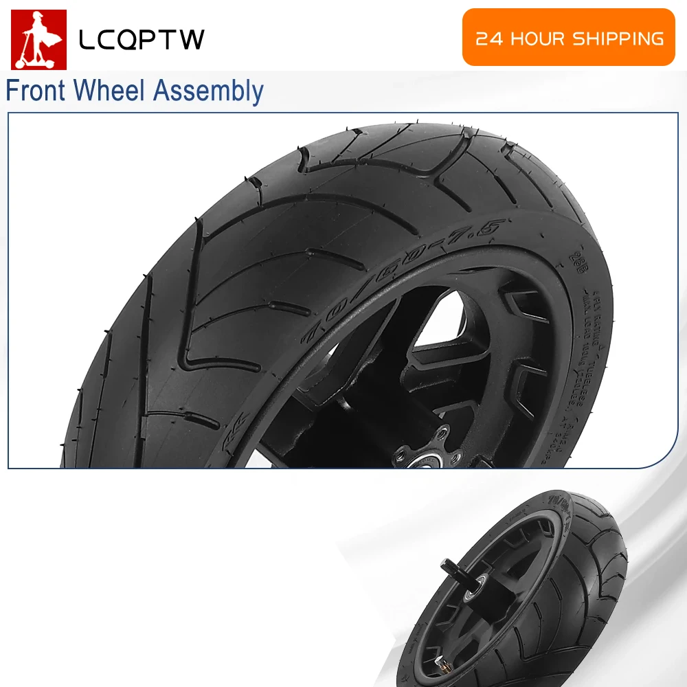 

70/60-7,5 11-дюймовое переднее колесо 70/60-7,5, вакуумная шина, ступица колеса в сборе, аксессуары для электрического скутера Segway Ninebot Max G3