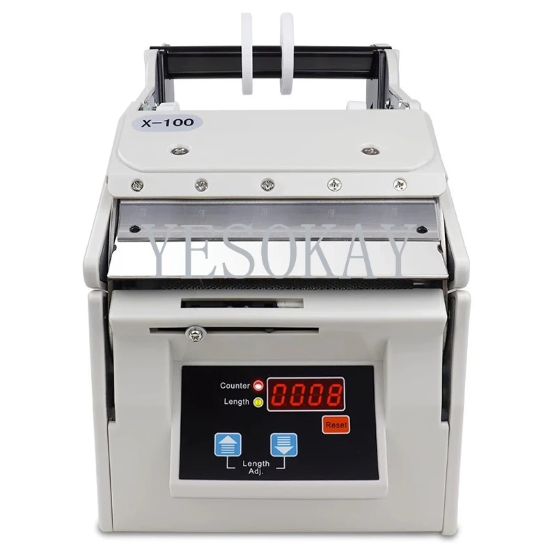 X-100 Width Automatic Label Dispenser Device Thermal Bar Code Sticker Label Stripping Peeling Machine Label Separator 5-100mm