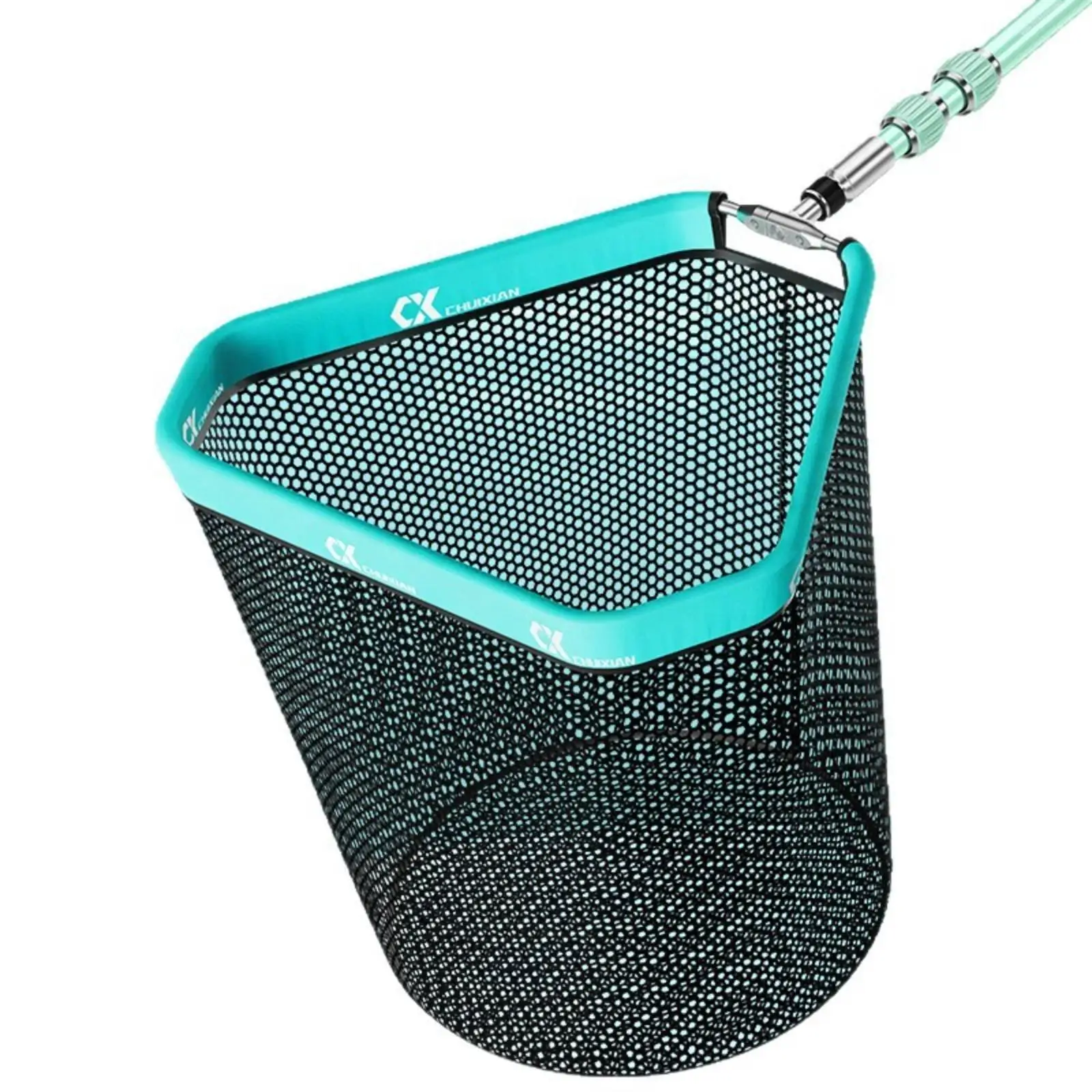 Folding Fishing Net Anti Snag Rubber Mesh Head Universal Landing Net for Fishing Tackle Use - view 2