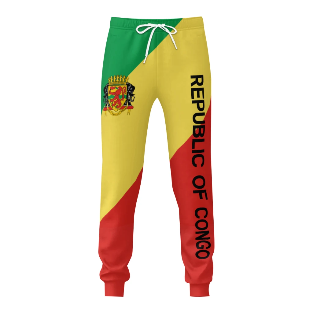 

Republic of Congo Flag Mens Sweatpants with Pockets Joggers for Men Sports Casual Sweat Pants With Drawstring