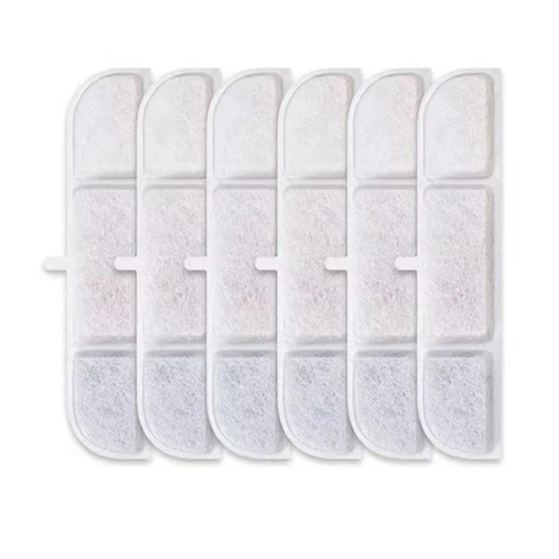 猫の噴水用活性炭フィルター,自動飲用フィルター,wfp6,6