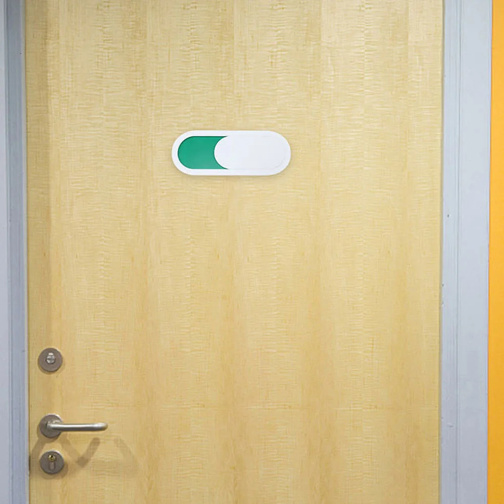 4Pcs Vacant Occupied Door Hanger Sign for Hotel Bathroom Toilet Practical Safe Fine Workmanship Slider Privacy Sign