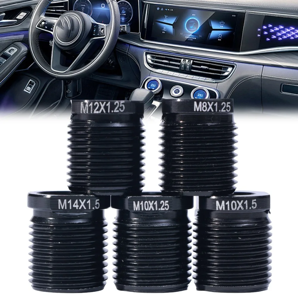Car Gear Shift Knob Adapter Aluminum Shifter Converter Universal Vehicles Interior Modification Nut Thread Parts M8 M10 M12 M14