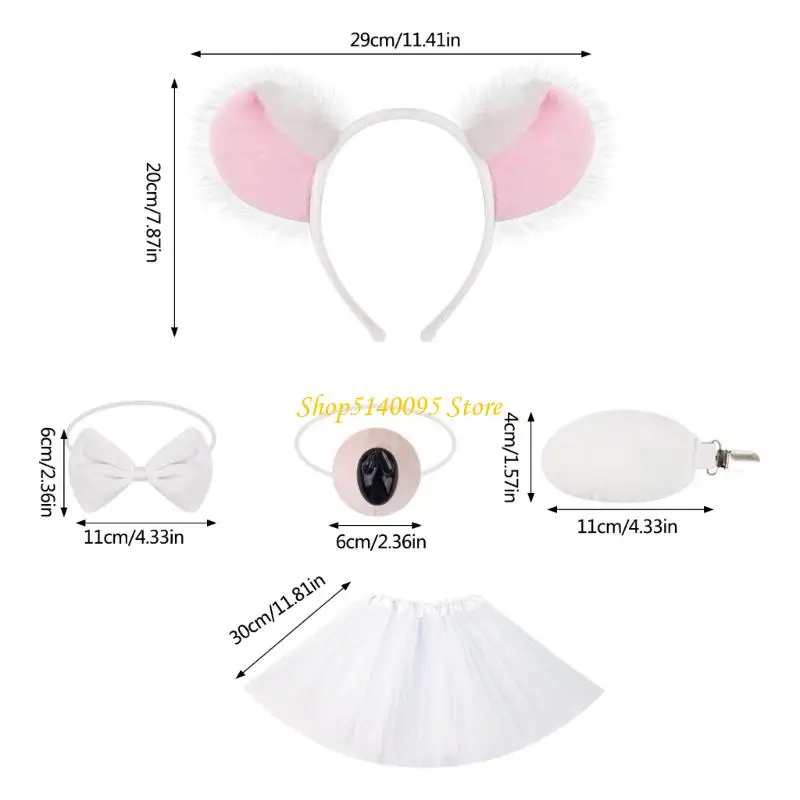 مشابك شعر رائعة على شكل كوالا من DXAE للأطفال، إكسسوارات الحفلات التنكرية، قماش ناعم