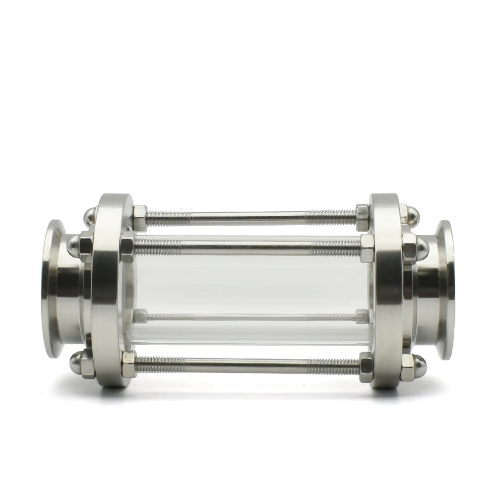 DIOPTER 3/4 "-4" PIPE SANITARY FLOW SIGHT GLAS, GESCHIKT FÜR 19-108MM PIPE DIAMETER SS304 316L EDELSTAHL HOMEMADE – Detail 3