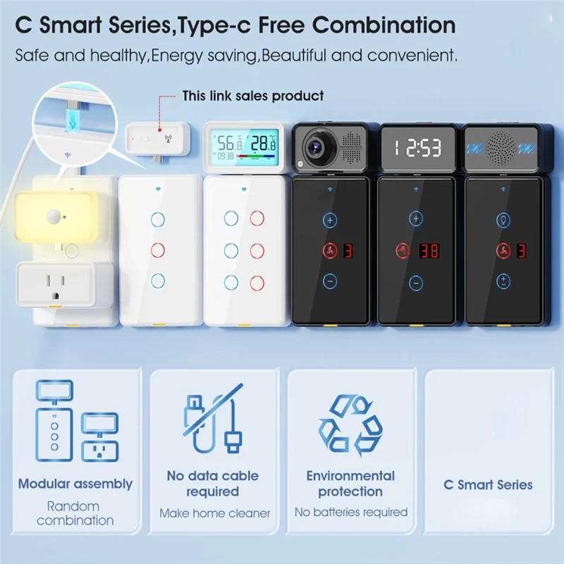

A76F-новый Tuya умный дом Zigbee повторитель Type-C удлинитель расширения сигнала передача повторитель шлюз беспроводной мост