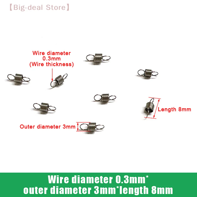 Picture 7: 【M】10pcs Spinning Wheel Swing Arm Reversing Switch Return Spring Fishing Reel Spring Accessories Spinning Wheel Extension Spring