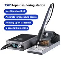 OSS T12-D PLUS Soldering Station 75W Intelligent LED Digital Display Anti-Static Thermostat Heating Repair Welding Tool