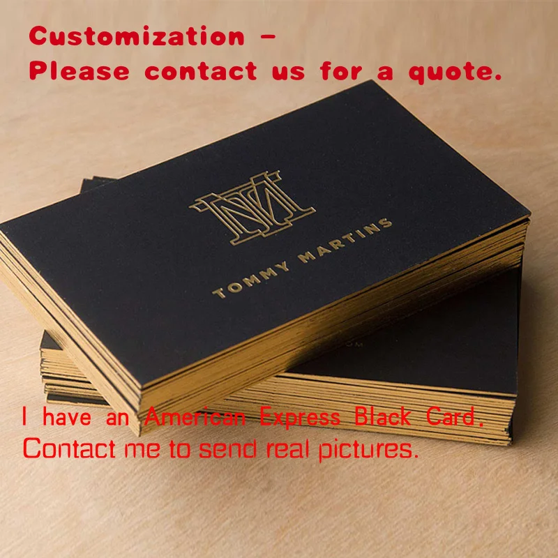 

custom.Custom Spot Black Cardboard Business Card Thickness Luxury Business Card Foil