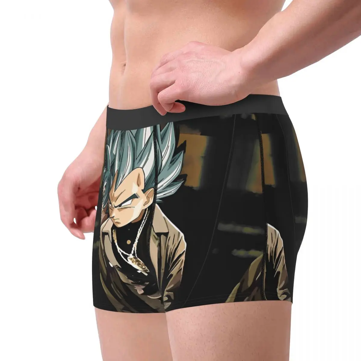 Men Training Day Dragon Ball Z Underwear Humor Boxer Briefs Shorts Panties Male Breathable Underpants Plus Size