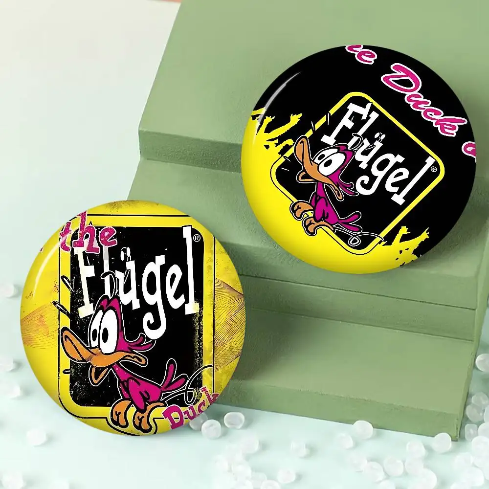 Flugels Drinking 32/44/58MM Customizable Button Pins Cute Funny Creative Badge Jewelry Decor Gifts for Friends
