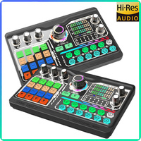 Professional Podcast Microphone SoundCard Kit for Vlog PC Smartphone Laptop Computer Recording Lives Streaming For YouTube