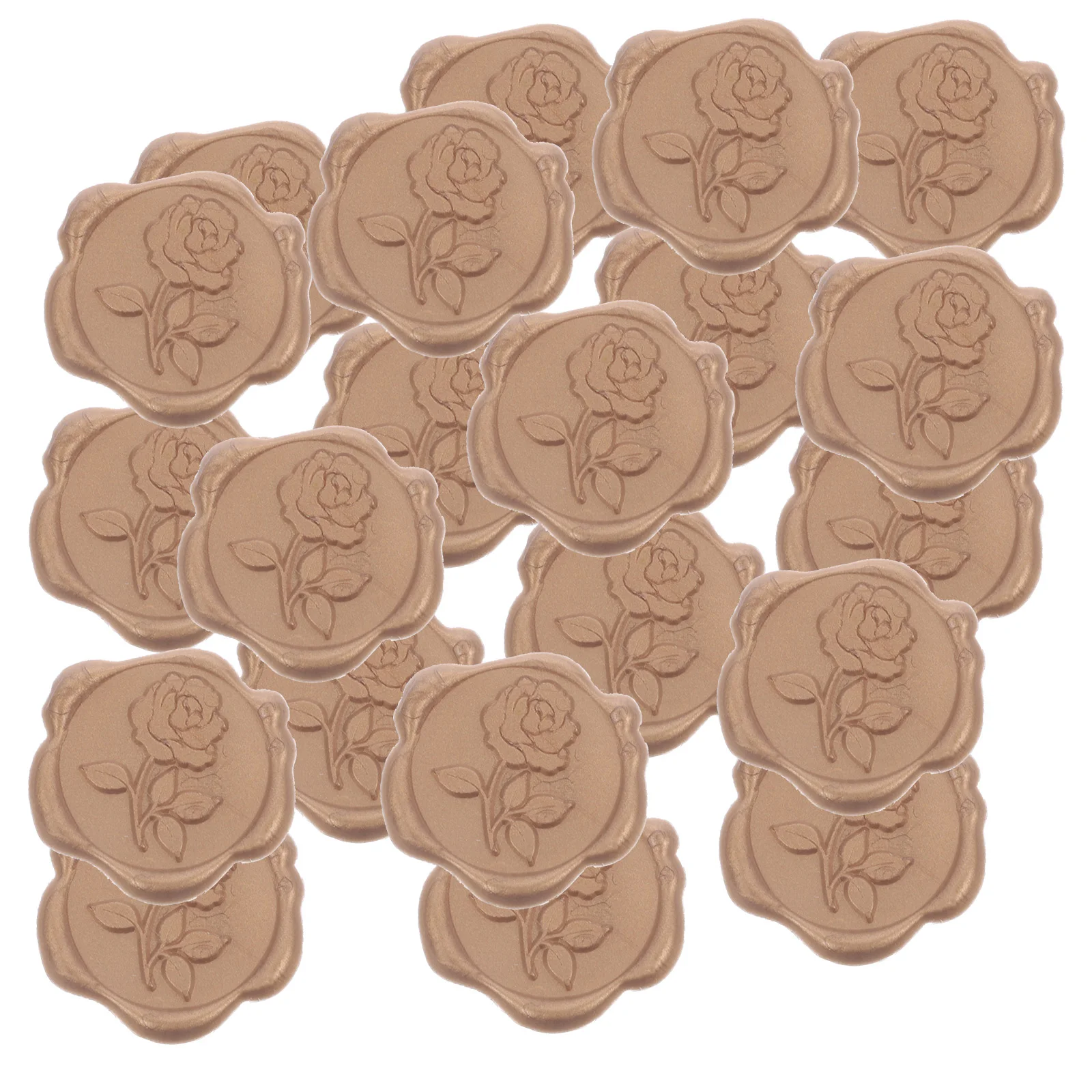 25 Pcs Wax Sealer Stickers Envelop Sealing Adhesive Toddler Wedding Mini Lacquer Decals Label