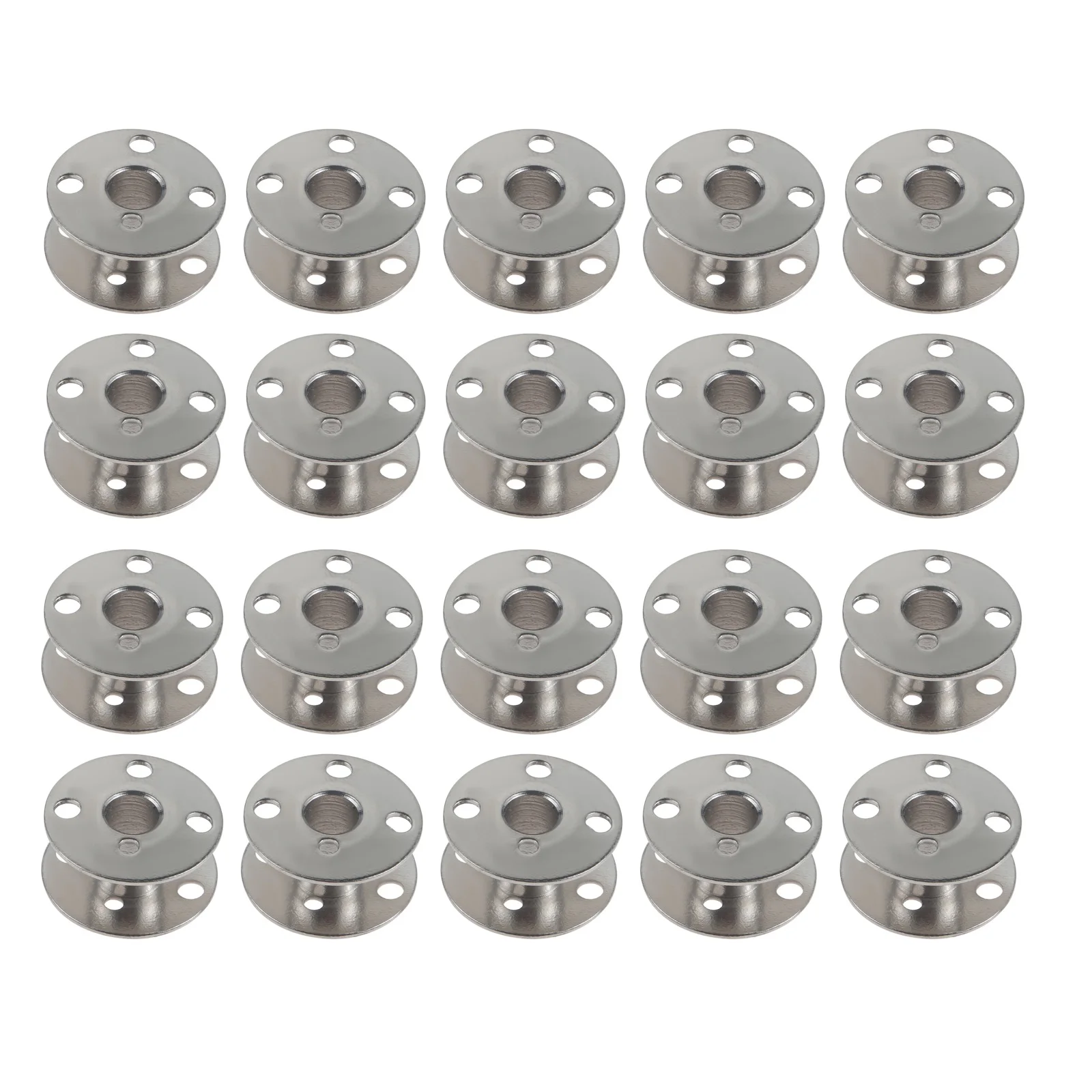 20pcs/set Steel Sewing Machine Bobbins 172222 32522 Class 66 for Singer 66 66-16 Series White 8600 8800 20mm Sewing Supplies