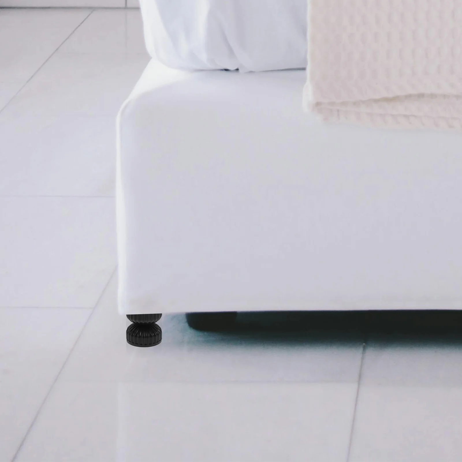 4 قطعة أداة سرير مضادة للاهتزاز قابلة للتعديل مثبت اللوح الأمامي جدار سدادة إطار السرير دعم الملحقات سدادات اللوح الأمامي للجدار