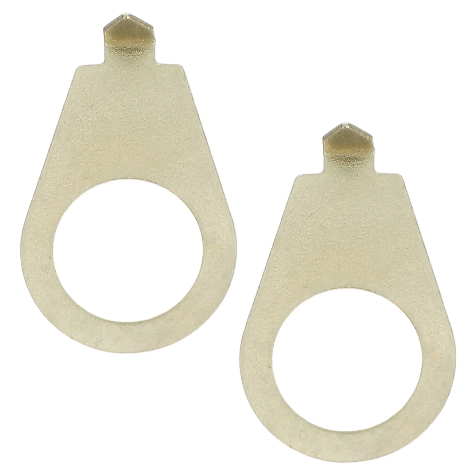 

2pcs Guitar Knob Pointer Plate 9.7Mm Golden For Electric Guitar Bass Replacement High Visibility Position Indicator Durable