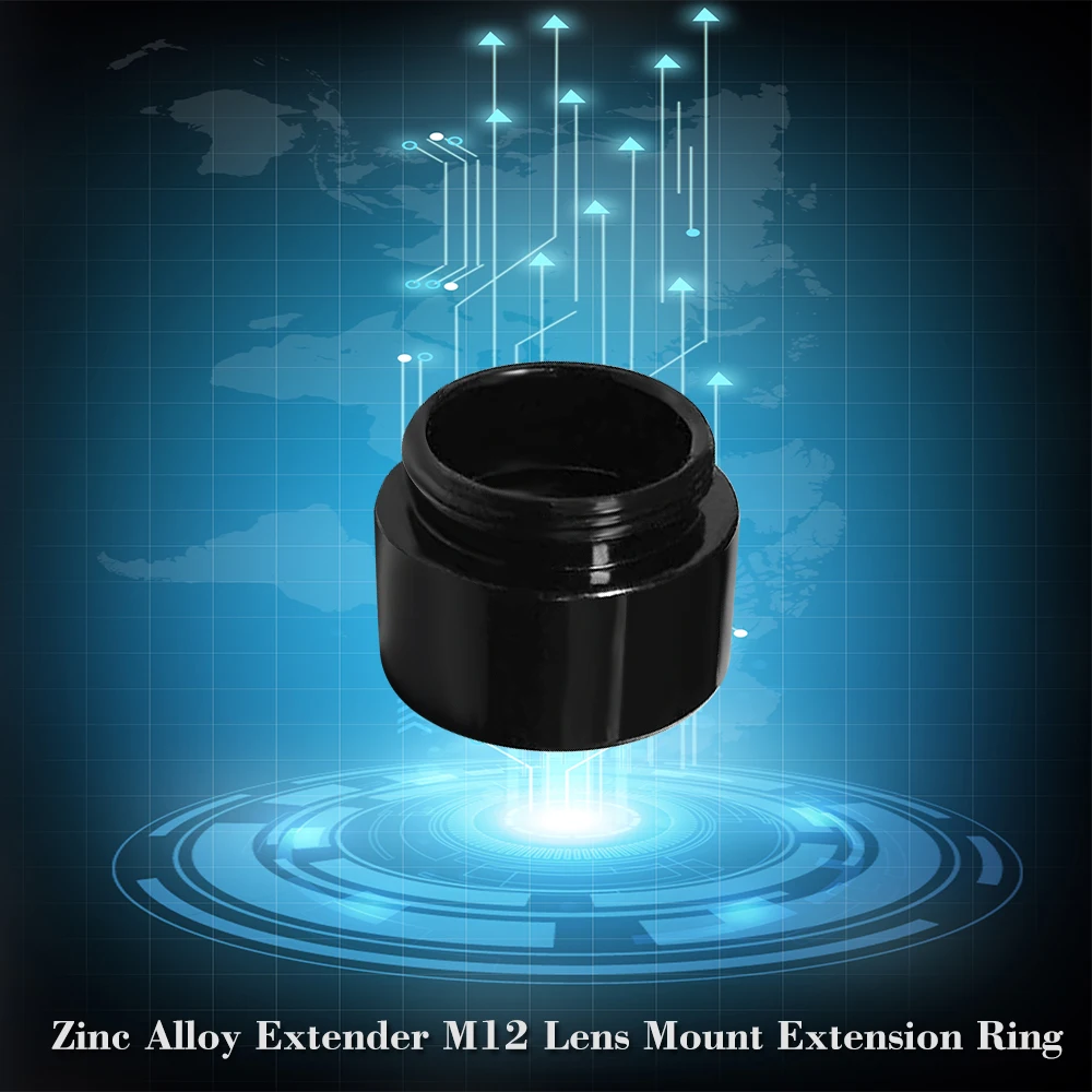 5PCS/Lot M12 Mount Thread Extension Adapter Zinc Alloy Extender M12 Lens Mount Extension Ring for MTV Interface CCTV Lens and Vi