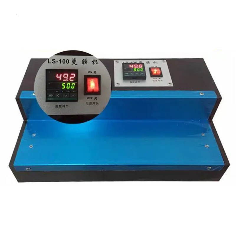 220V temperature control Perfume Tobacco Poker Box Electric Heating Film Shrink Packaging Machine Transparent Hot film machine