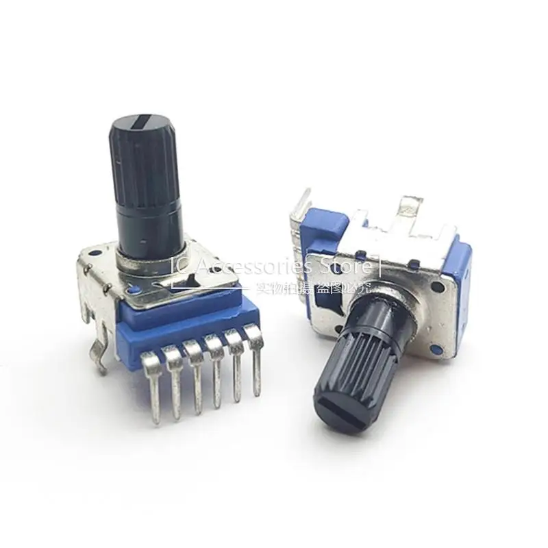 

3PCS RK12L Dual Simultaneous 6Pin B100K B104 Shaft Length 13MM Power Amplifier Audio Volume Potentiometer