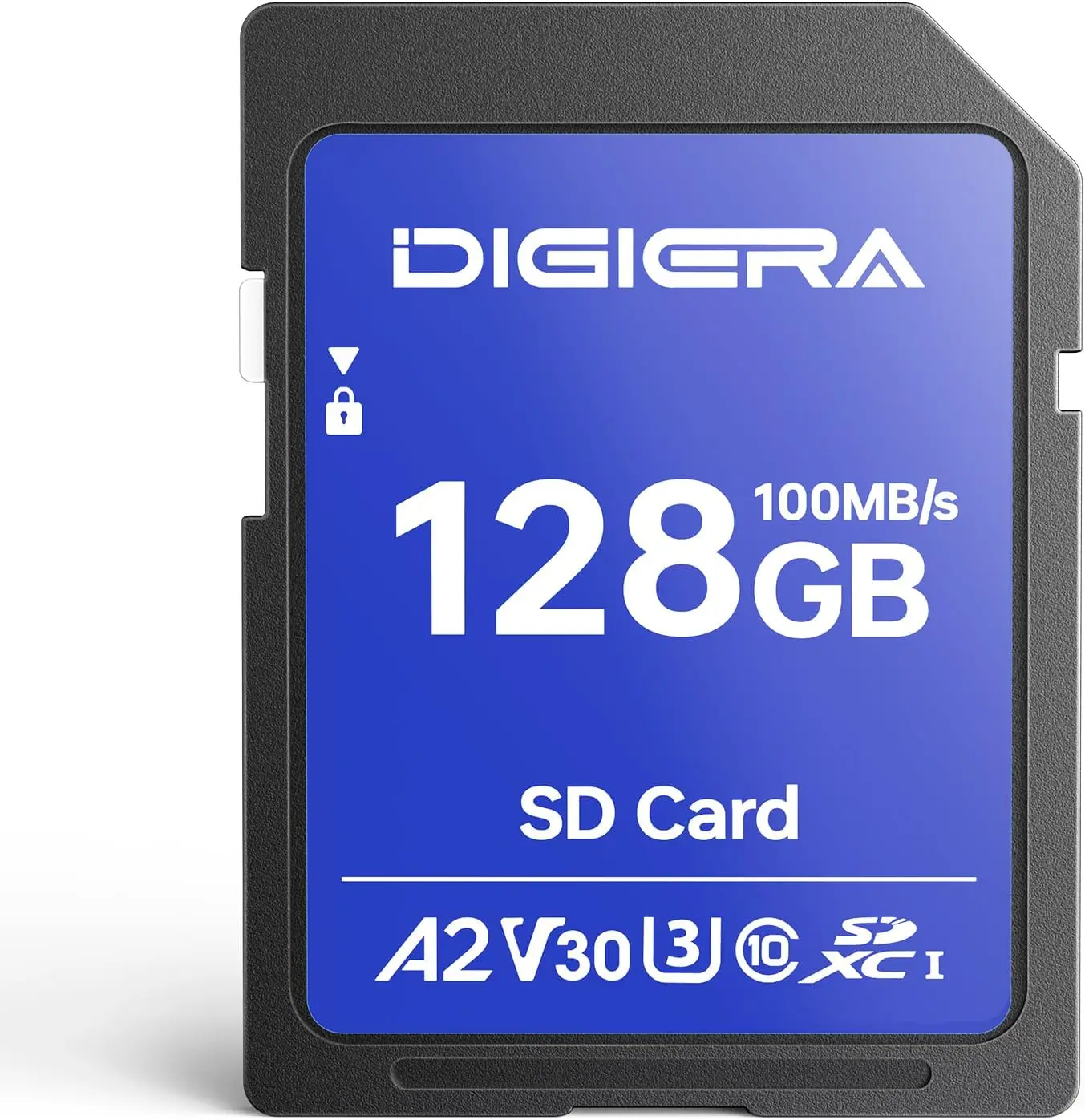 

128GB SDXC UHS-I Memory Card - Up to 100MB/s, C10, U3, V30 for 4K Video and Cameras