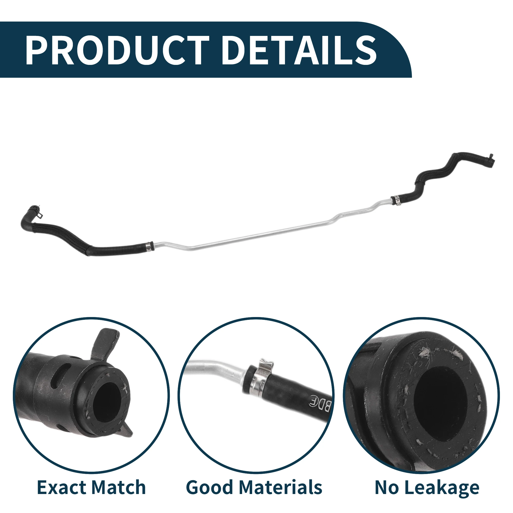 

UXCELL Шланг радиатора Шланг обогревателя Выпускной шланг радиатора No GR238A365AB/GR238063AB для Ford Taurus 2.0T 2015, железная резина