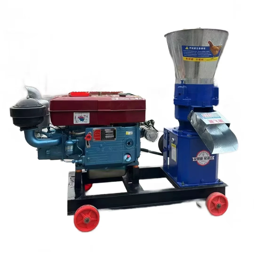 Diesel Cheap Price Animal Poultry Animal Feed Pellet Processing Making Machines for Animal Feed