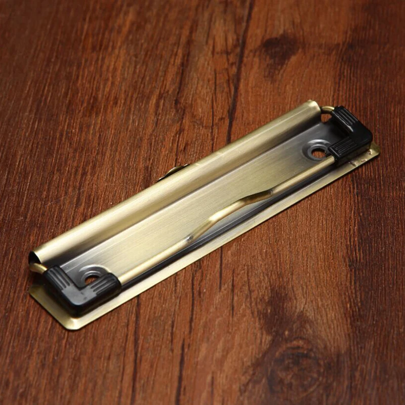 2 Stück Metall-Klemmbrettklammern, Aktenordnerklammern, Binder-Clips mit Schrauben, Papieraufbewahrung, Organizer, Schulbedarf, Bürobedarf – Detail 8