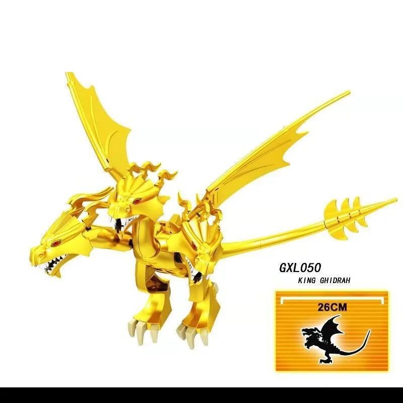 Anime Godzilla Series Monster Alliance Ghidorah ABS Adult Child Models Action Figures Toys New Year's Christmas Gifts26cm GXL050