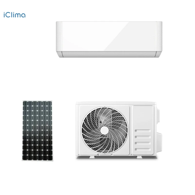 13000BTU Solar & Grid Hybrid Split AC/DC Air Conditioner with Cooling/Heating and 5-Year Warranty
