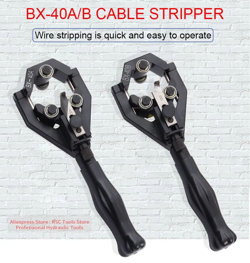 BX-40A Kabelabisolierer, multifunktionales Kabelabisolierwerkzeug BX-40B Kabelabisolierer für 10 kV Kabelabisolierer, Durchmesser 20 bis 40 mm – Detail 1